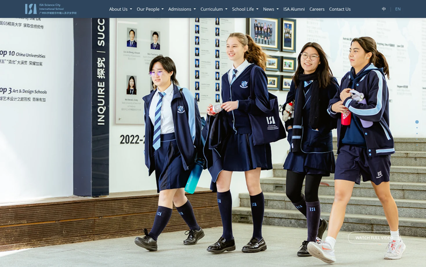 ISA Science City International School of Guangzhou 页面快照